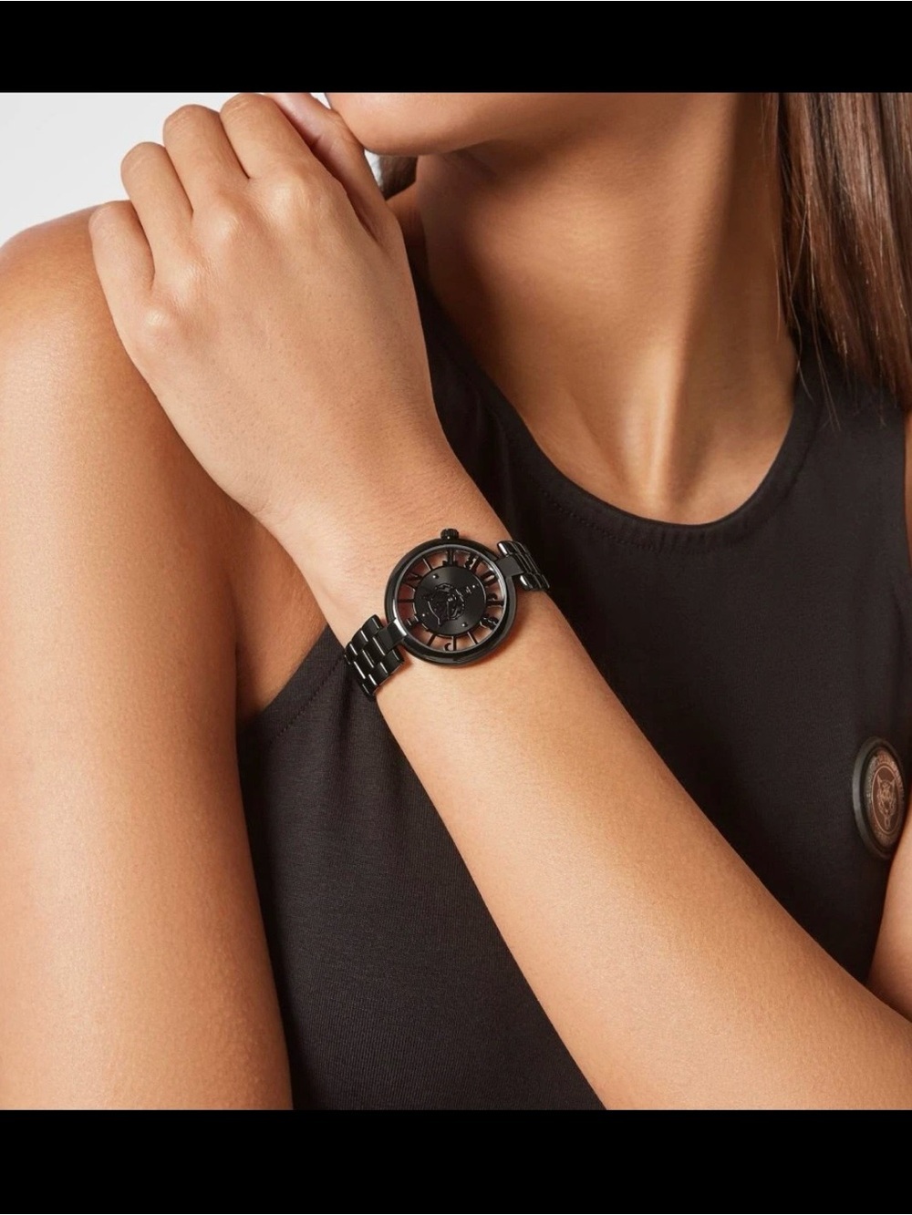 NWT Plein Sport Women’s Watch Analog Quartz TIGER LUXE PSMBA0623 Stainless Steel
